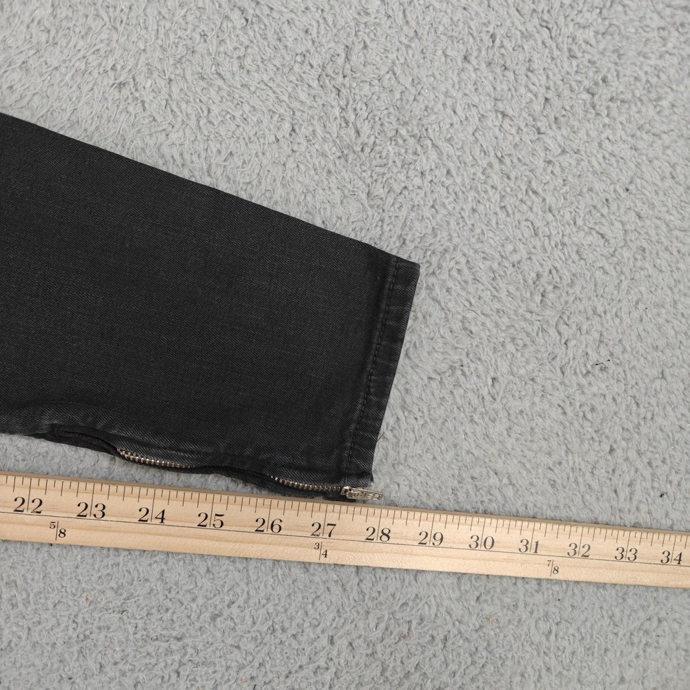 Black Orchid Camille Skinny Jogger Pants Womens 26 Cargo Zipper Hem Vintage Blac - Picture 13 of 15